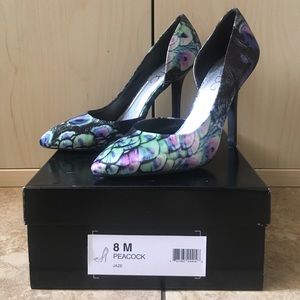 BCBG Peacock Heels